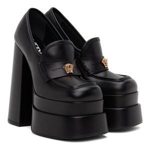 VERSACE
Black Aevitas Platform Heels